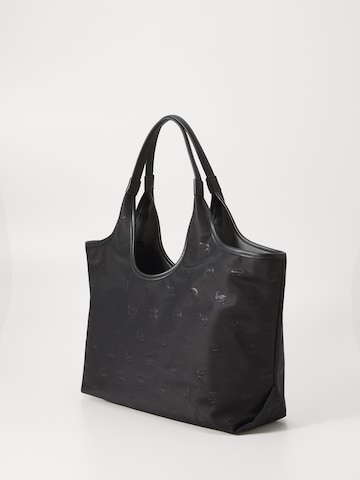 Karl Lagerfeld Ostoskassi värissä musta: sivusta