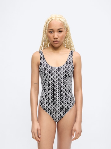 Calvin Klein Swimwear - Clásico Traje de baño en negro: frente