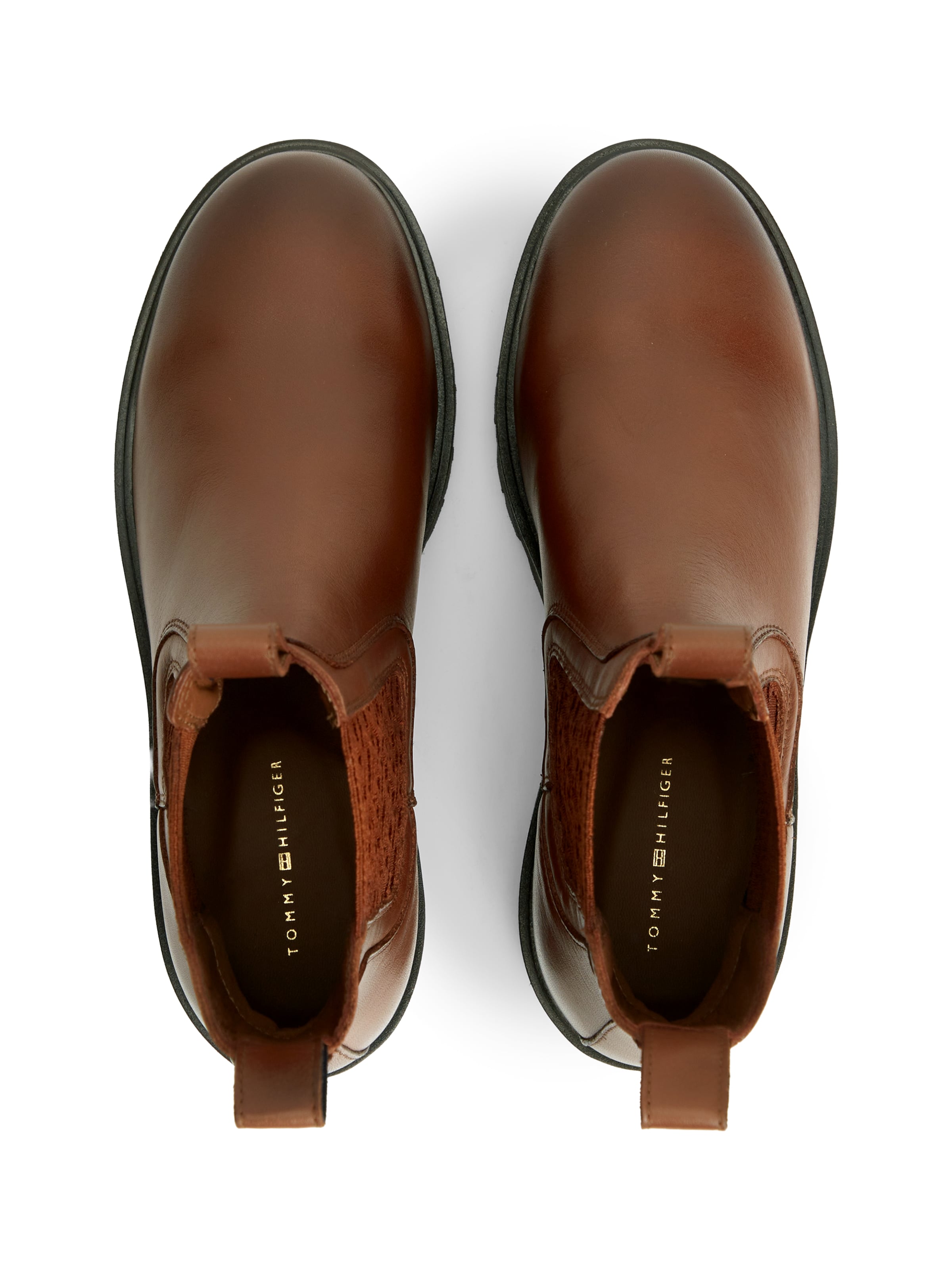 TOMMY HILFIGER Chelsea boots in Bruin