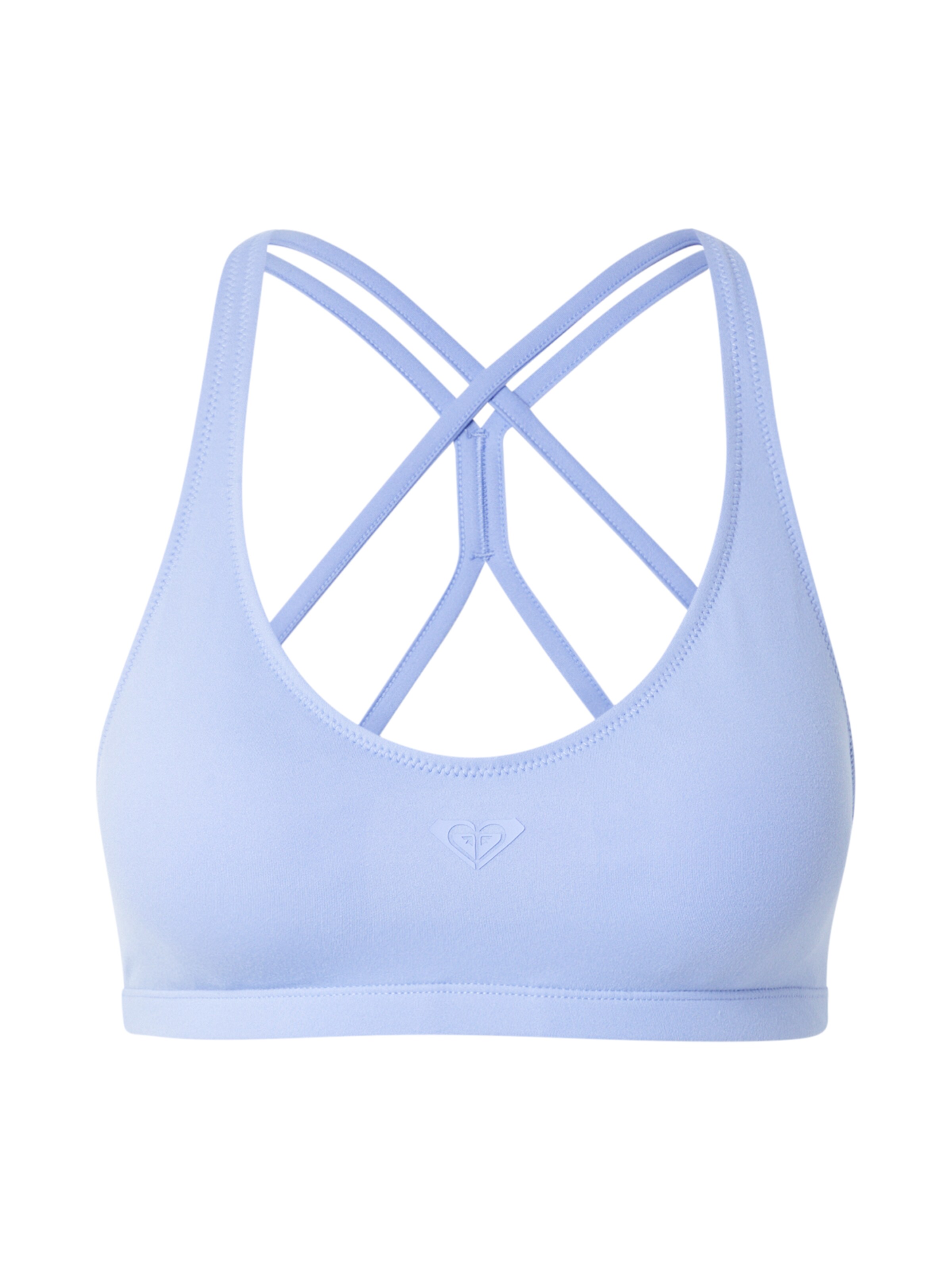 Bustino Reggiseno sportivo 'Heart Into It' di ROXY in lilla: frontale