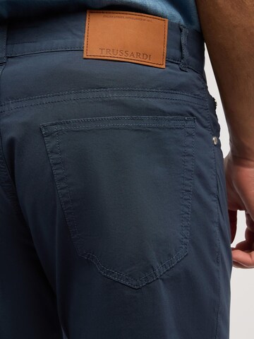 Coupe slim Pantalon Trussardi en bleu