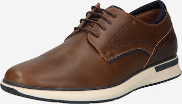 Bata Lace-Up Shoes in Brown: front