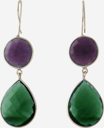 Gemshine Earrings in Purple: front