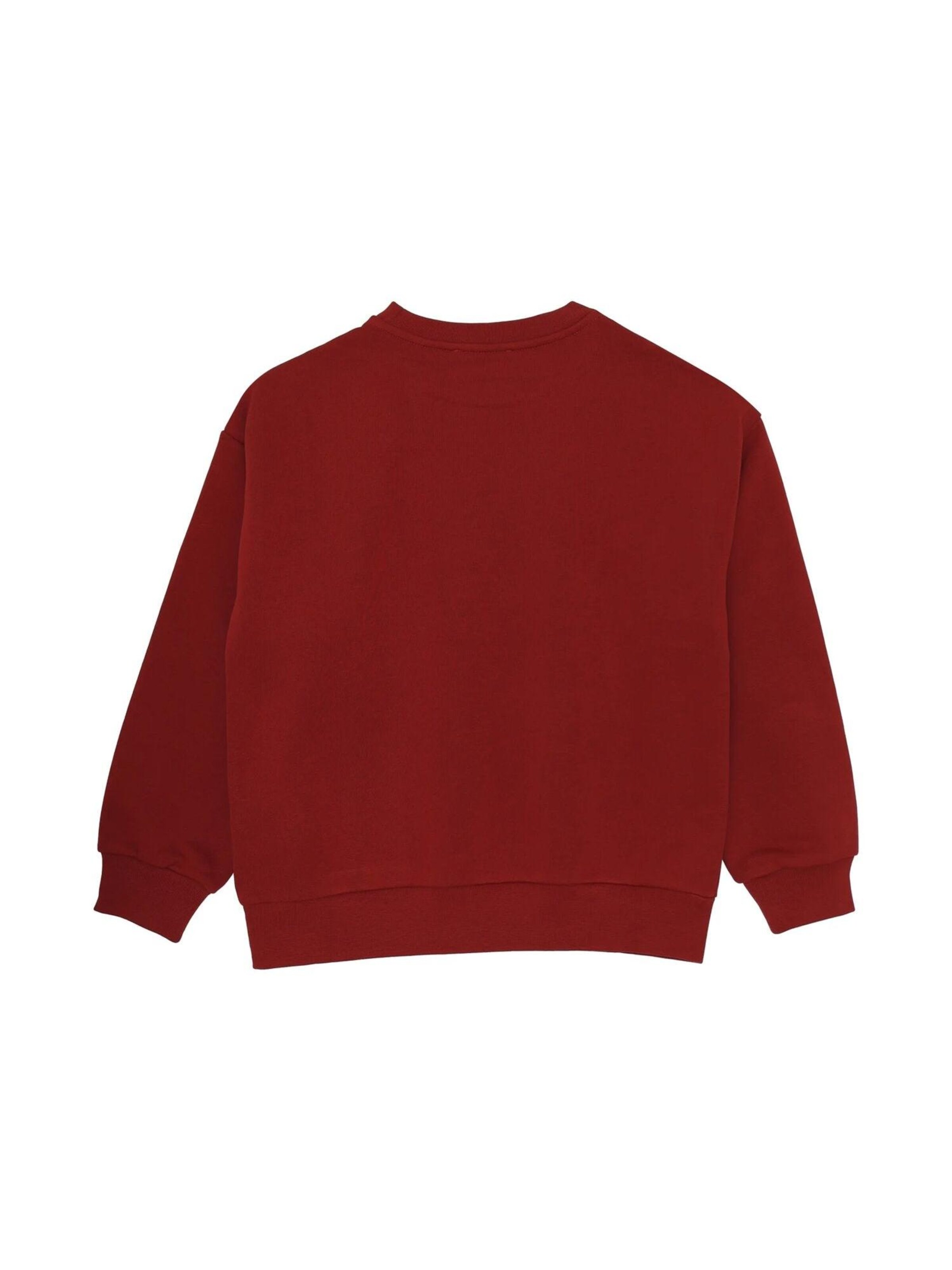 ICEBERGS Sweatshirt 'ON TONE'‌‌‌‌‌‌‌‌ in Rot