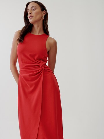 Tussah Cocktail Dress 'SAMARA' in Red