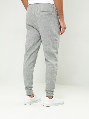 Threadbare Tapered Hose 'Trifoliate' in Grau