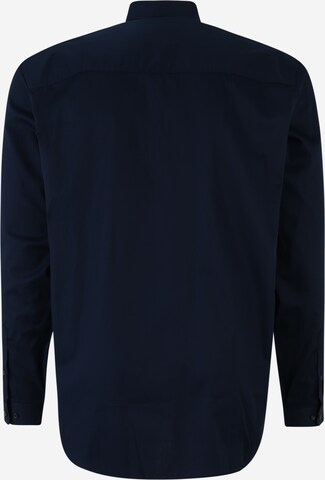 Jack & Jones Plus Regular Fit Hemd 'CARDIFF' in Blau