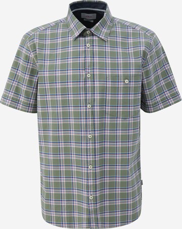 s.Oliver - Regular Fit Camisa em verde: frente