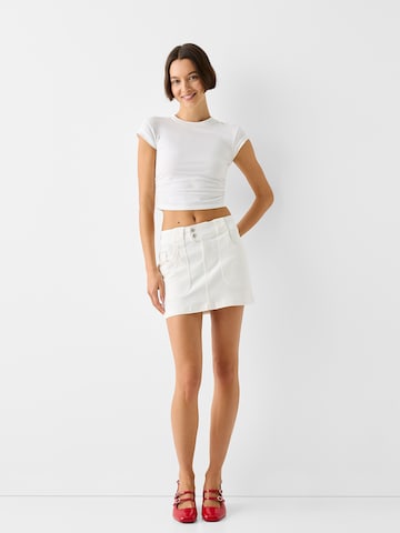 Bershka Skirt in Beige