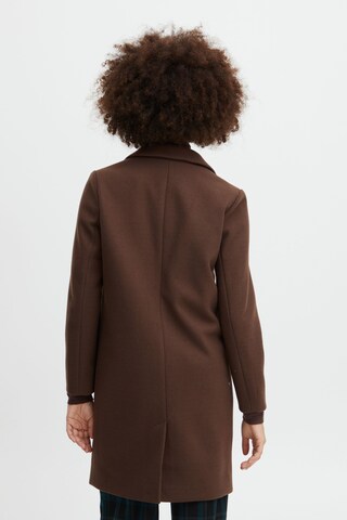 ICHI Between-seasons coat 'JANNET' in Brown