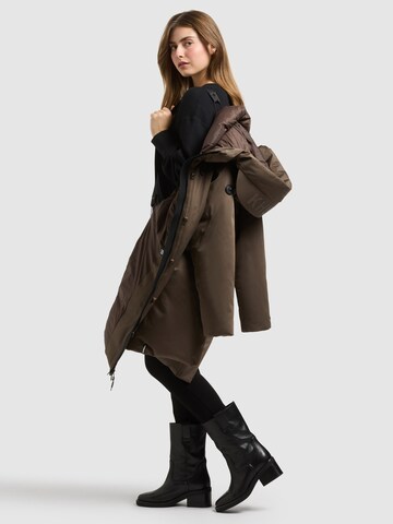 Manteau d’hiver 'Hickle' khujo en marron