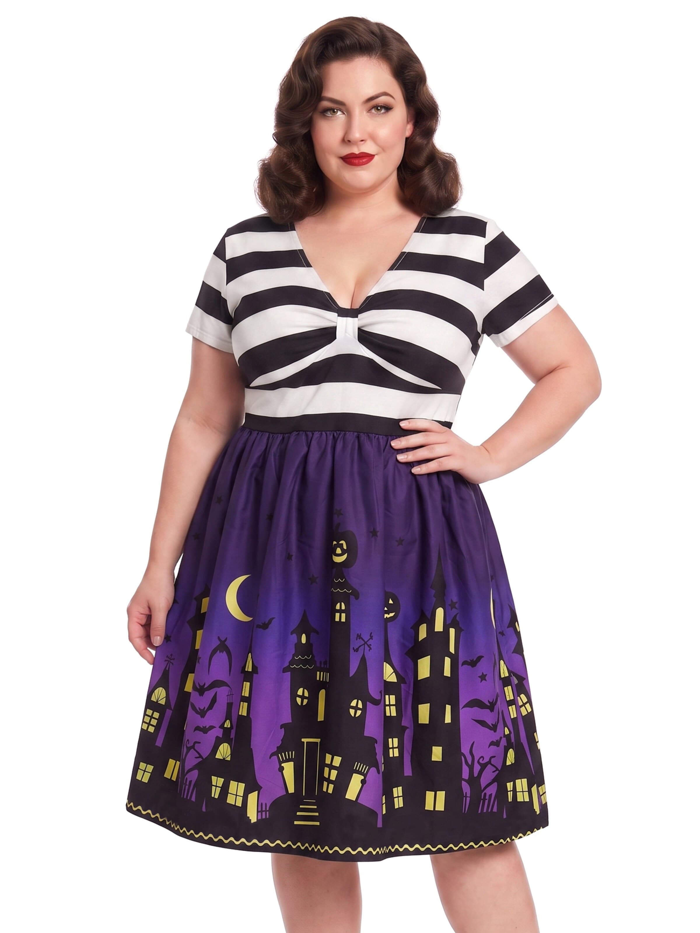 MEETWEE Oversized jurk in Lila