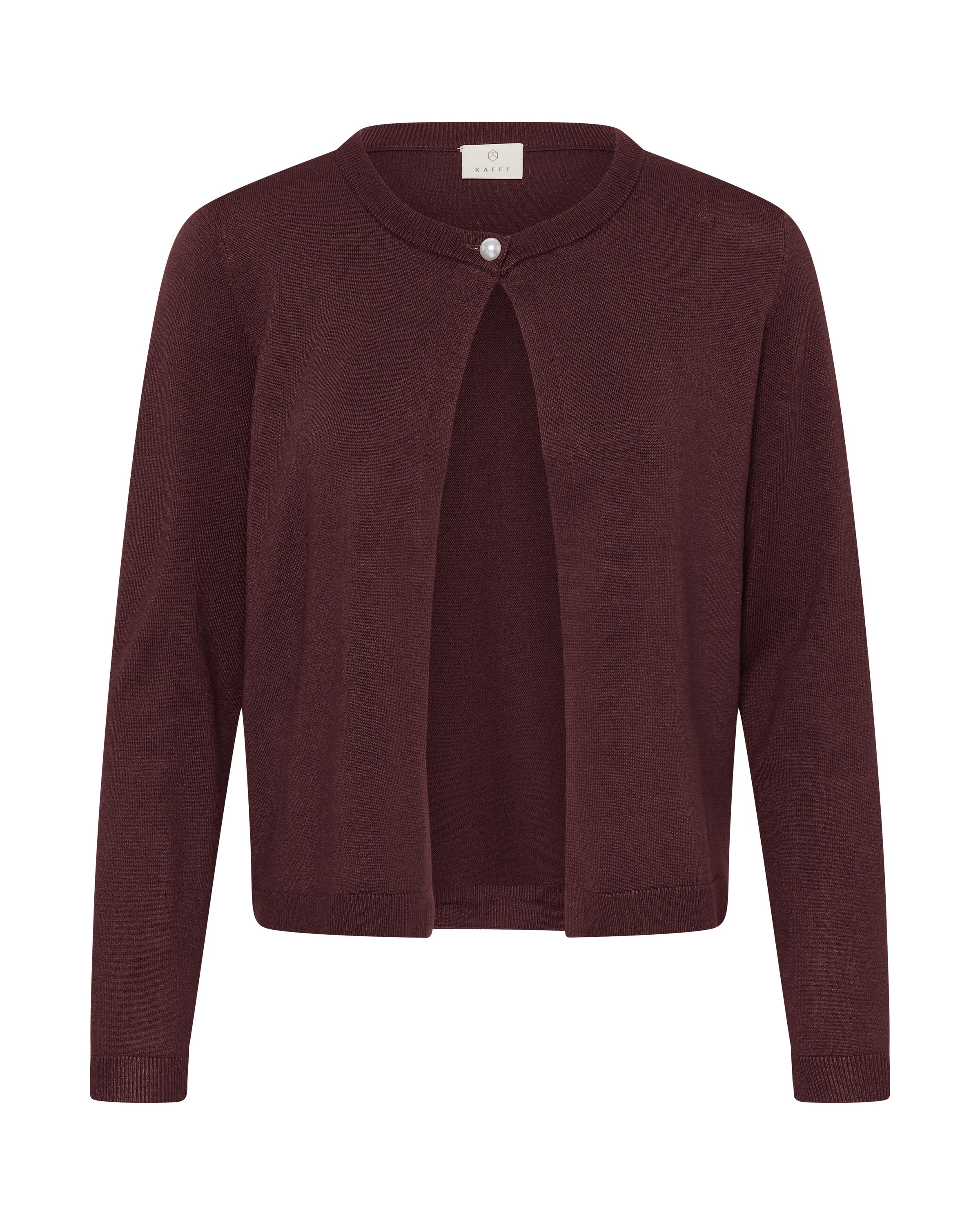 Kaffe Knit Cardigan in Brown: front