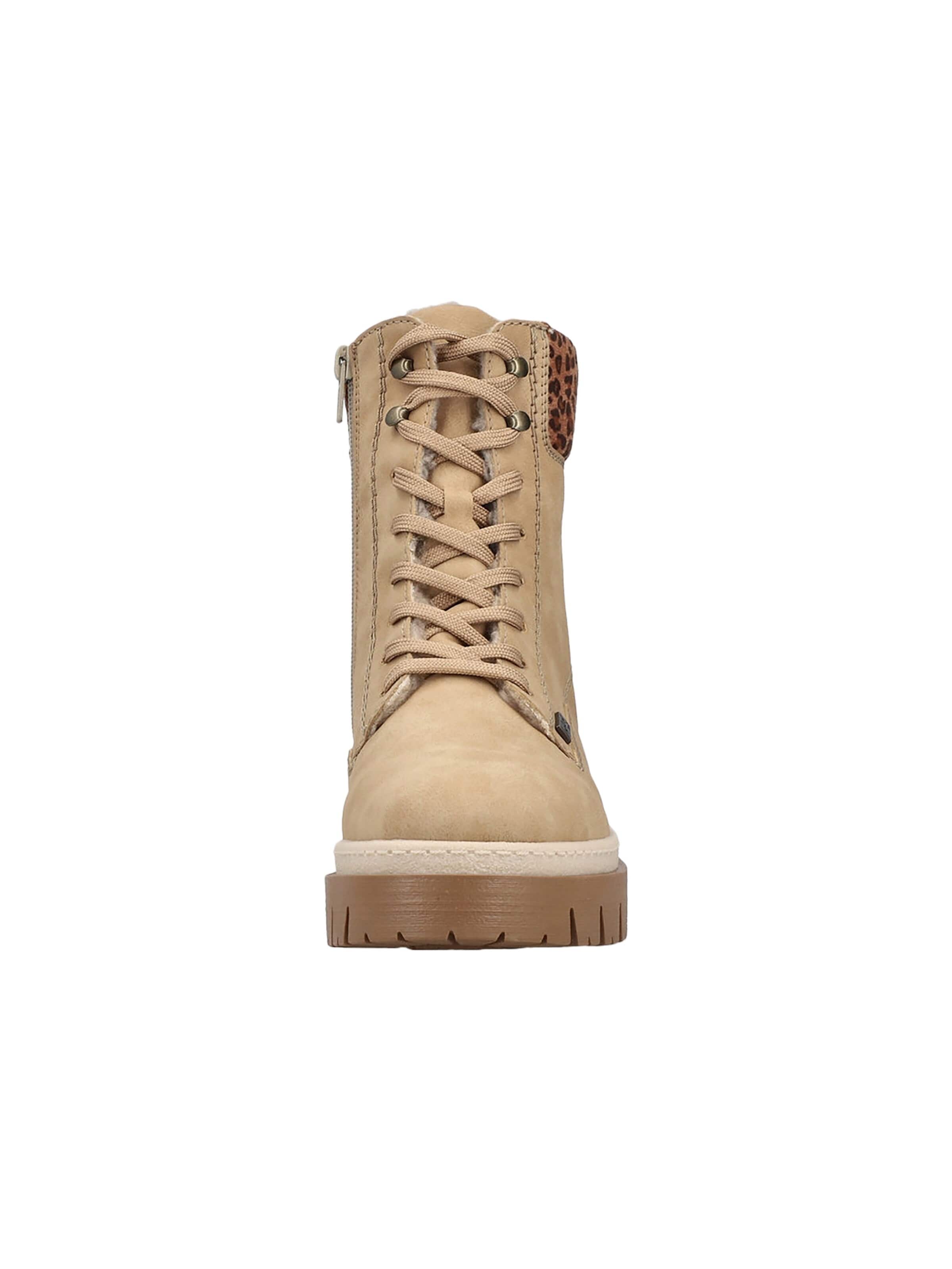 Rieker - Botines con cordones en beige