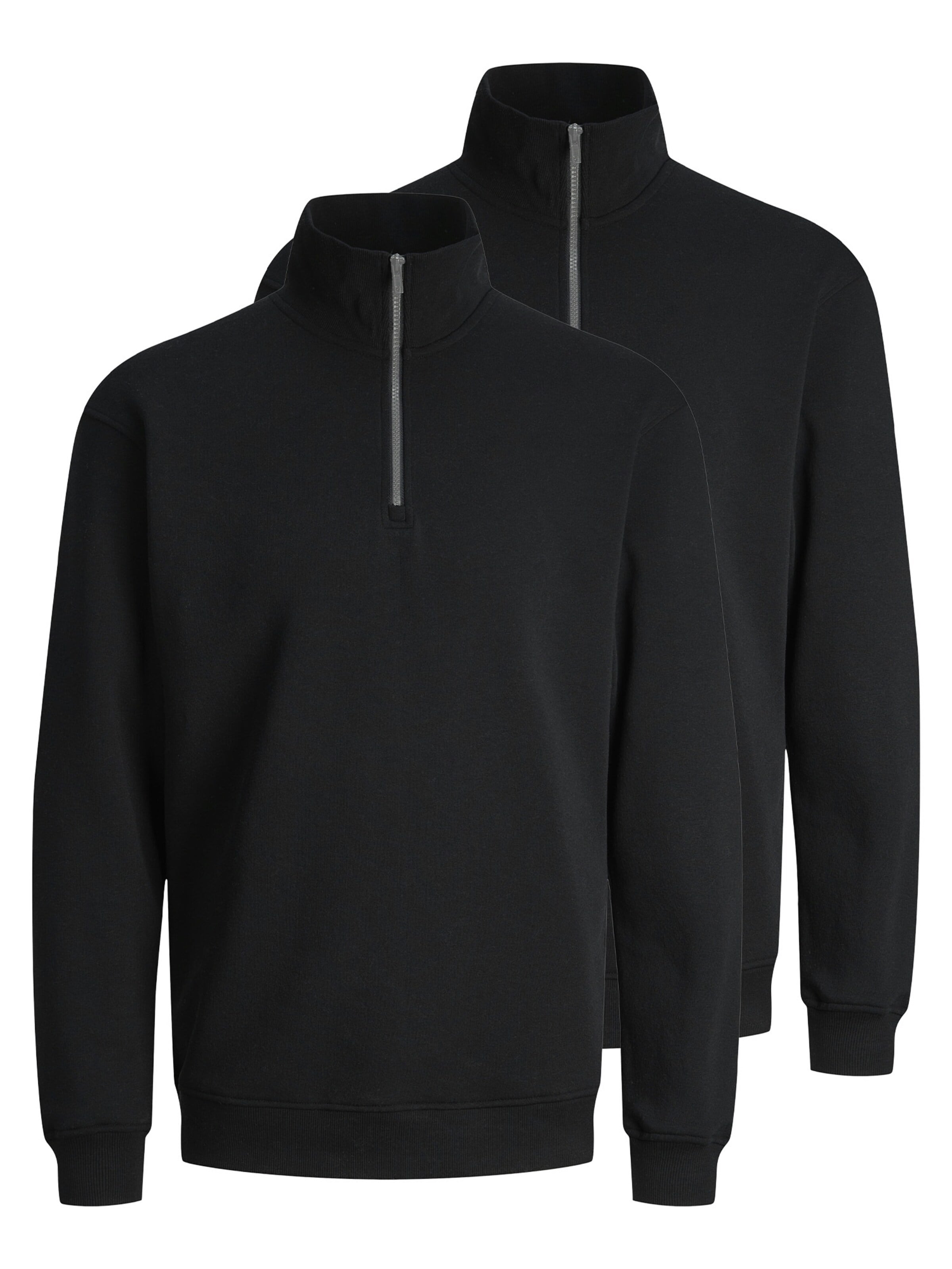 JACK & JONES Sweatshirt 'Bradley' in Black: front