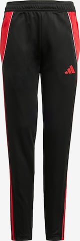 ADIDAS PERFORMANCE Workout Pants 'Tiro 24' in Black: front