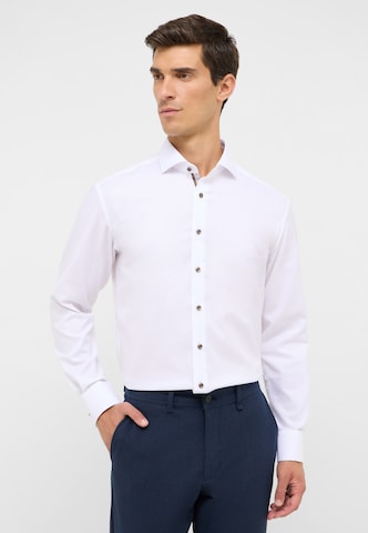 ETERNA Regular fit Zakelijk overhemd in Wit: voorkant