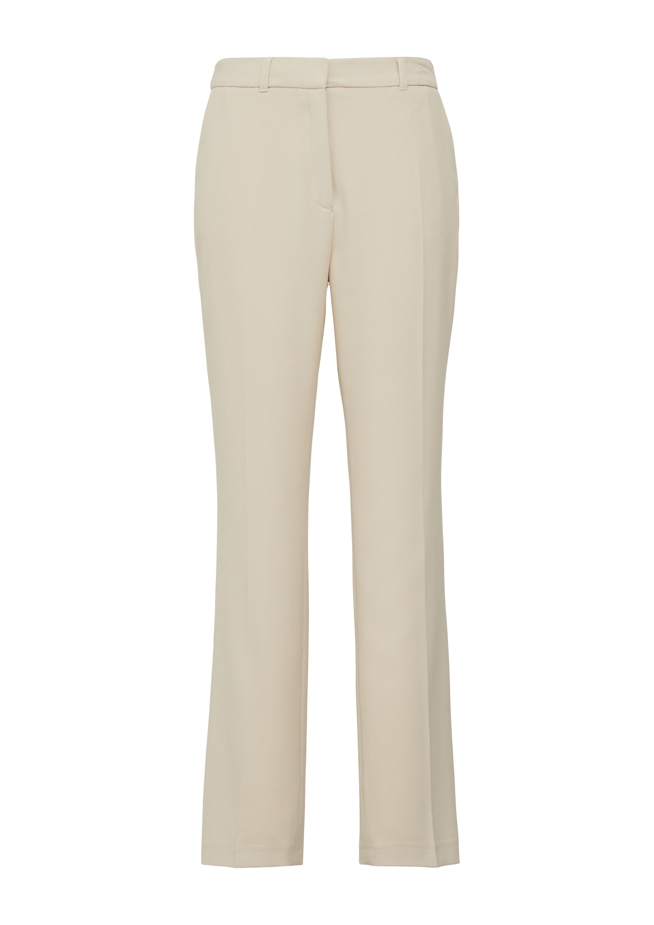regular Pantaloni con piega frontale di s.Oliver BLACK LABEL in beige: frontale