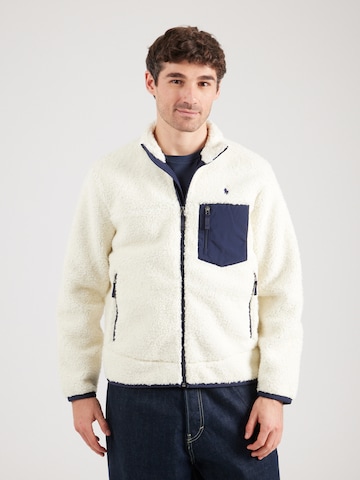 Veste en polaire Polo Ralph Lauren en beige : devant