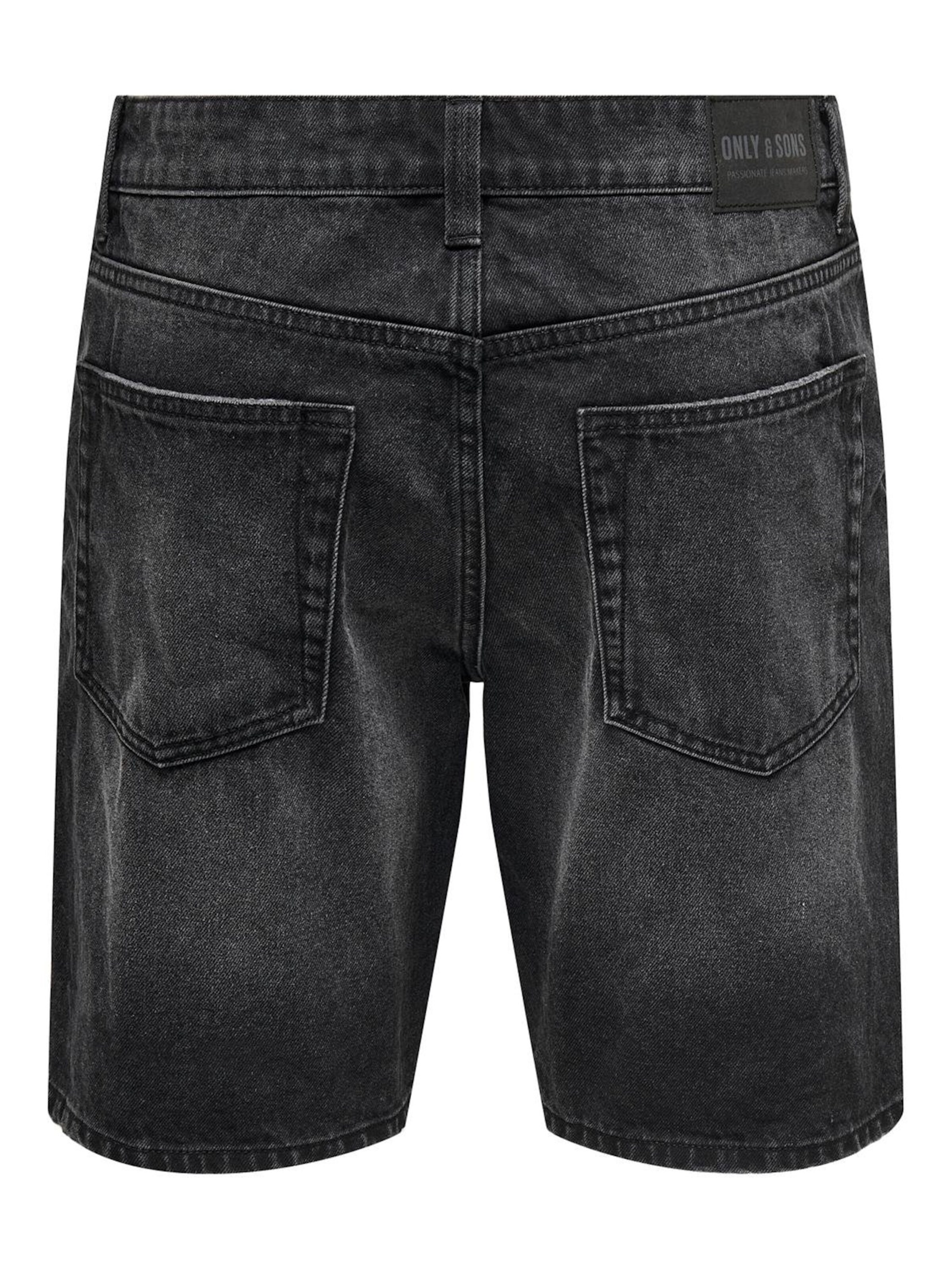 Only & Sons Regular Jeans 'Edge Box' in Black