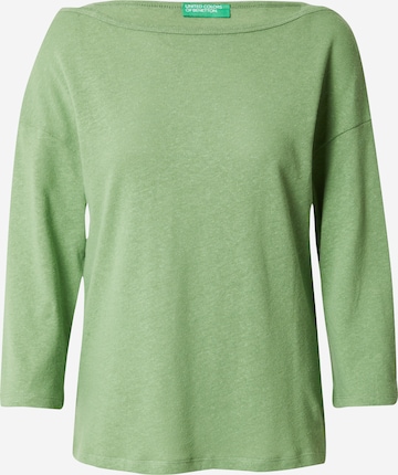 UNITED COLORS OF BENETTON Shirt in Groen: voorkant