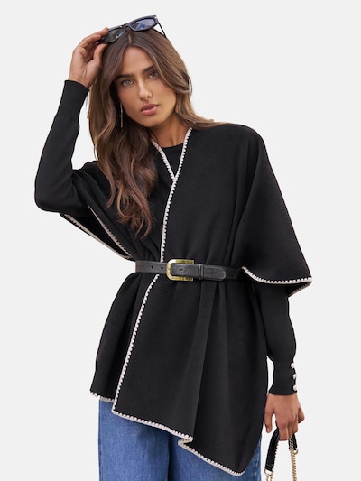 Lipsy Pláštěnka - černá / bílá, Produkt