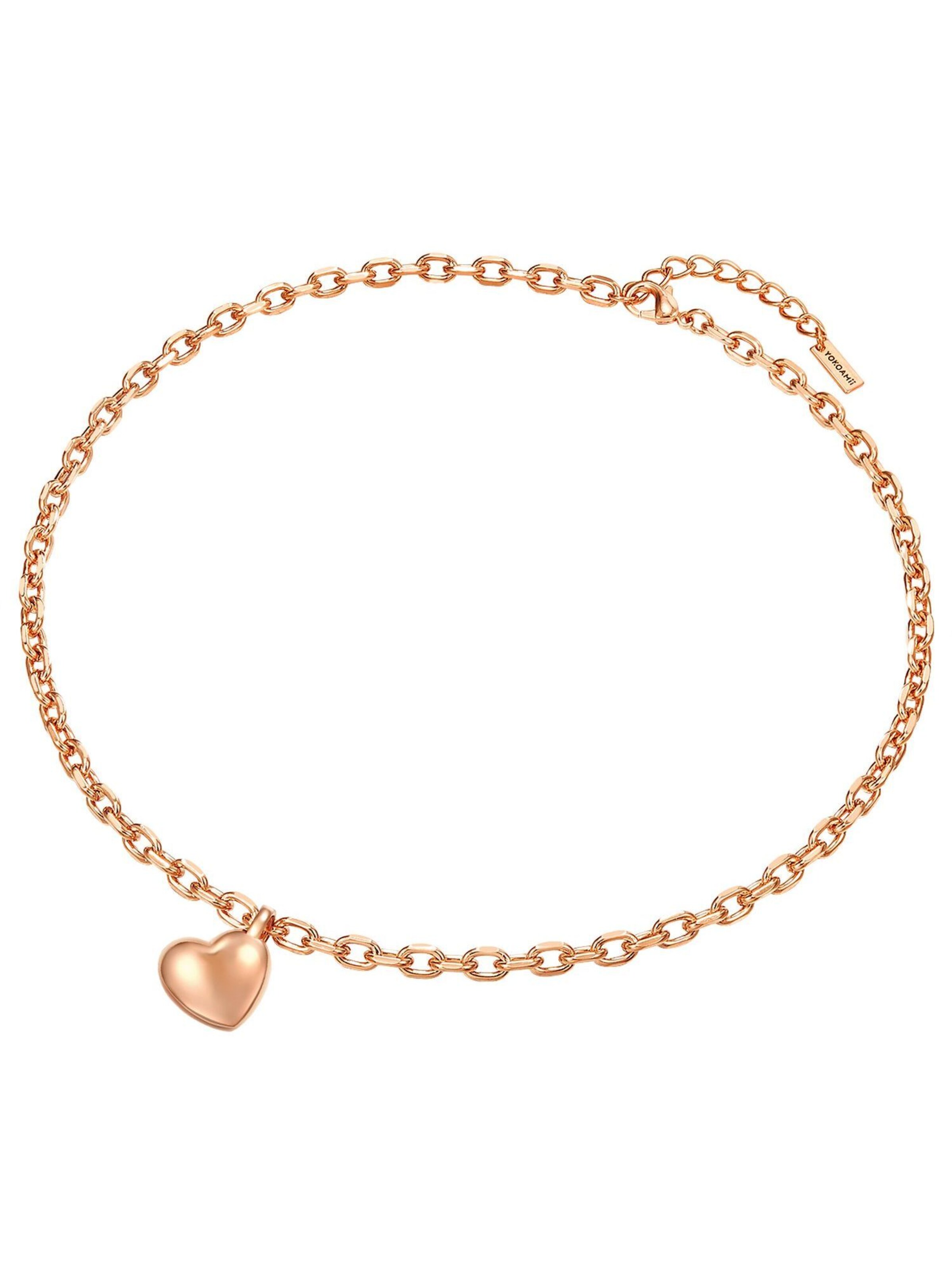 Yokoamii Ketting in Goud: voorkant