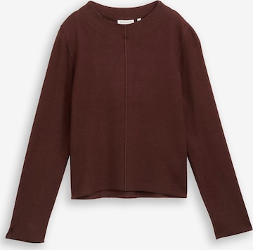 TOM TAILOR Sweater in Brown: front