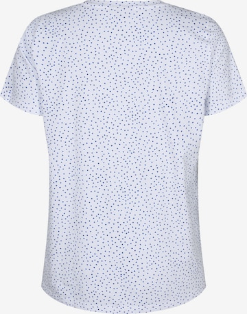 T-shirt 'EDORIT' Zizzi en blanc