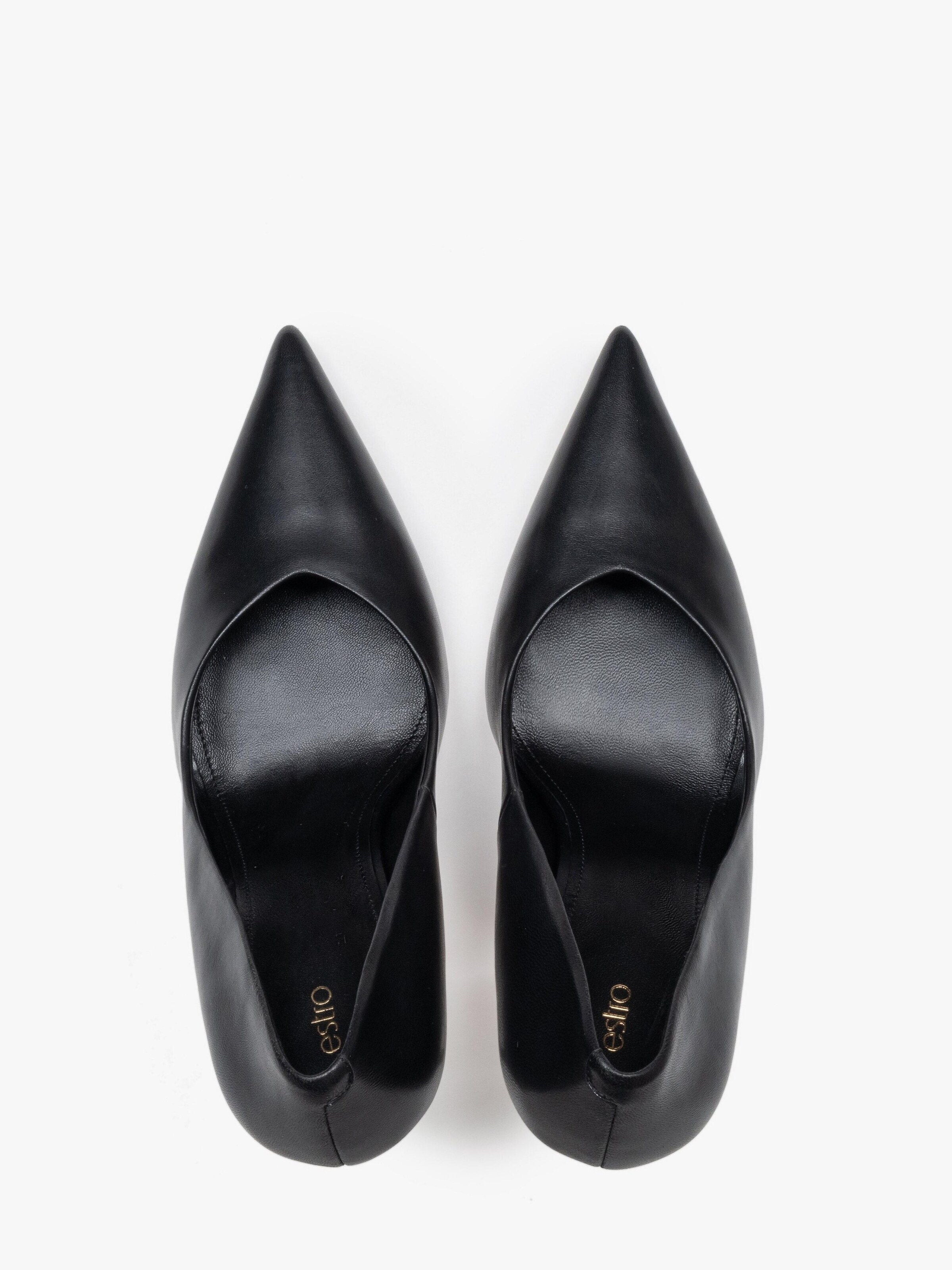 Estro Platform Heels '25337-7' in Black