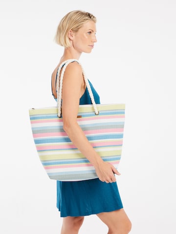 PROTEST Strandtasche 'PRTFaux' in Blau: Vorderseite