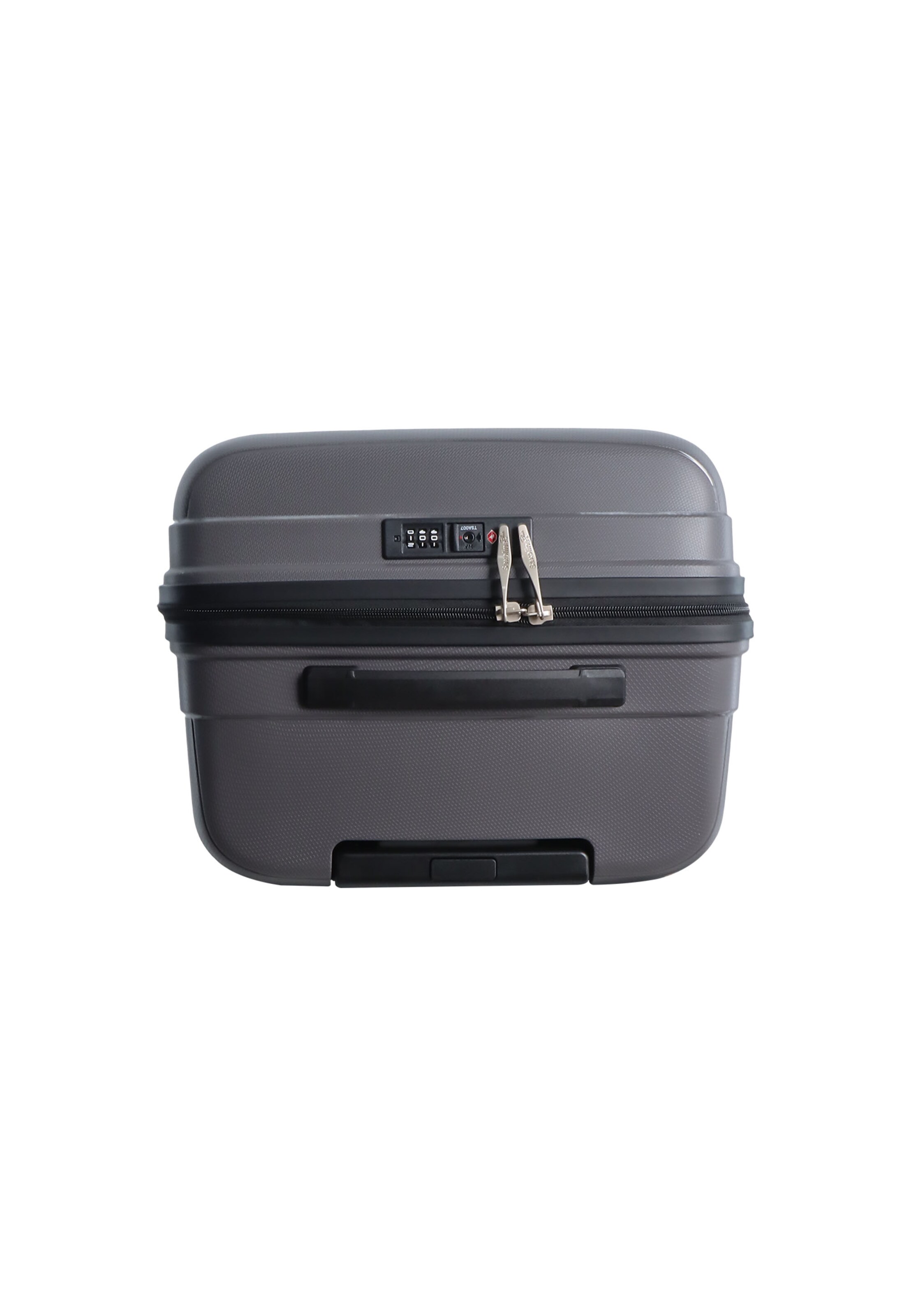 Saxoline Blue Suitcase 'Overly' in Silver