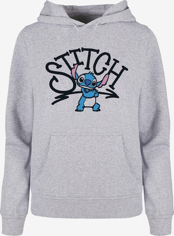Felpa 'Lilo And Stitch - Graffiti Cool' di ABSOLUTE CULT in grigio: frontale
