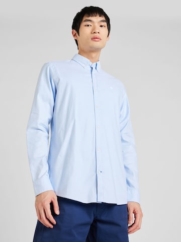 SCOTCH & SODA Regular fit Button Up Shirt 'Essentials' in Blue: front