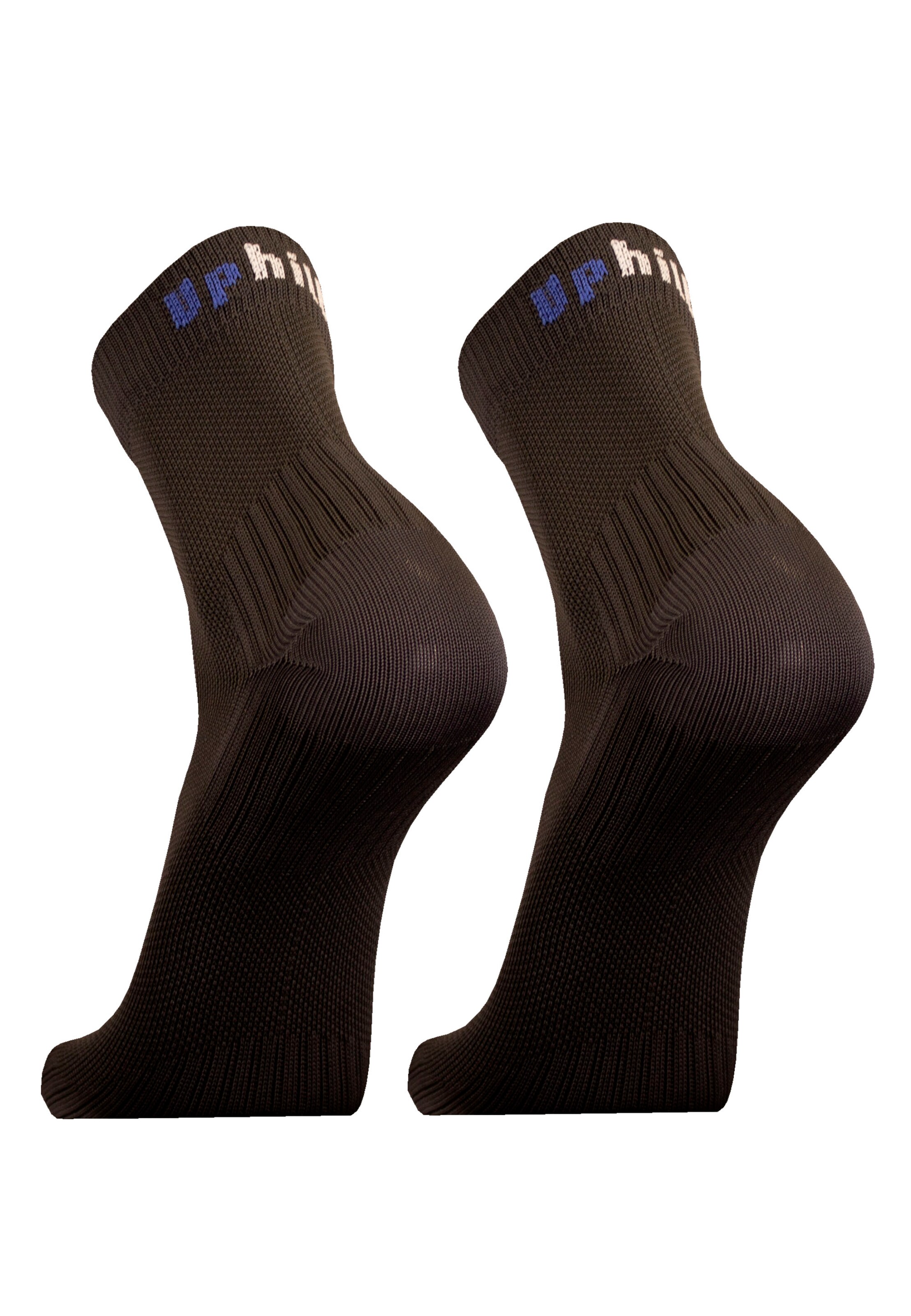 UphillSport Athletic Socks 'FRONT' in Grey