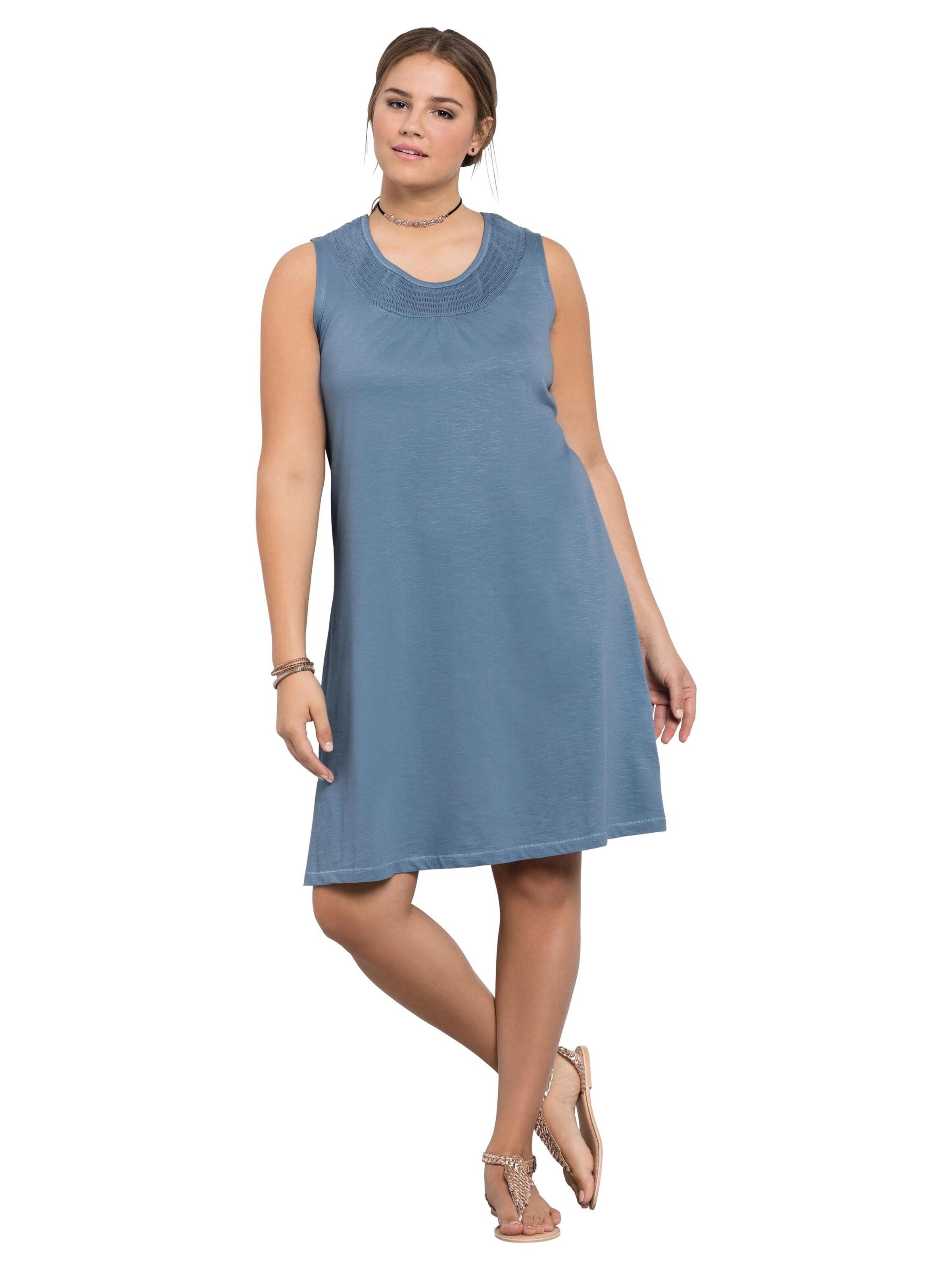 SHEEGO Сарафан в Синий: спереди