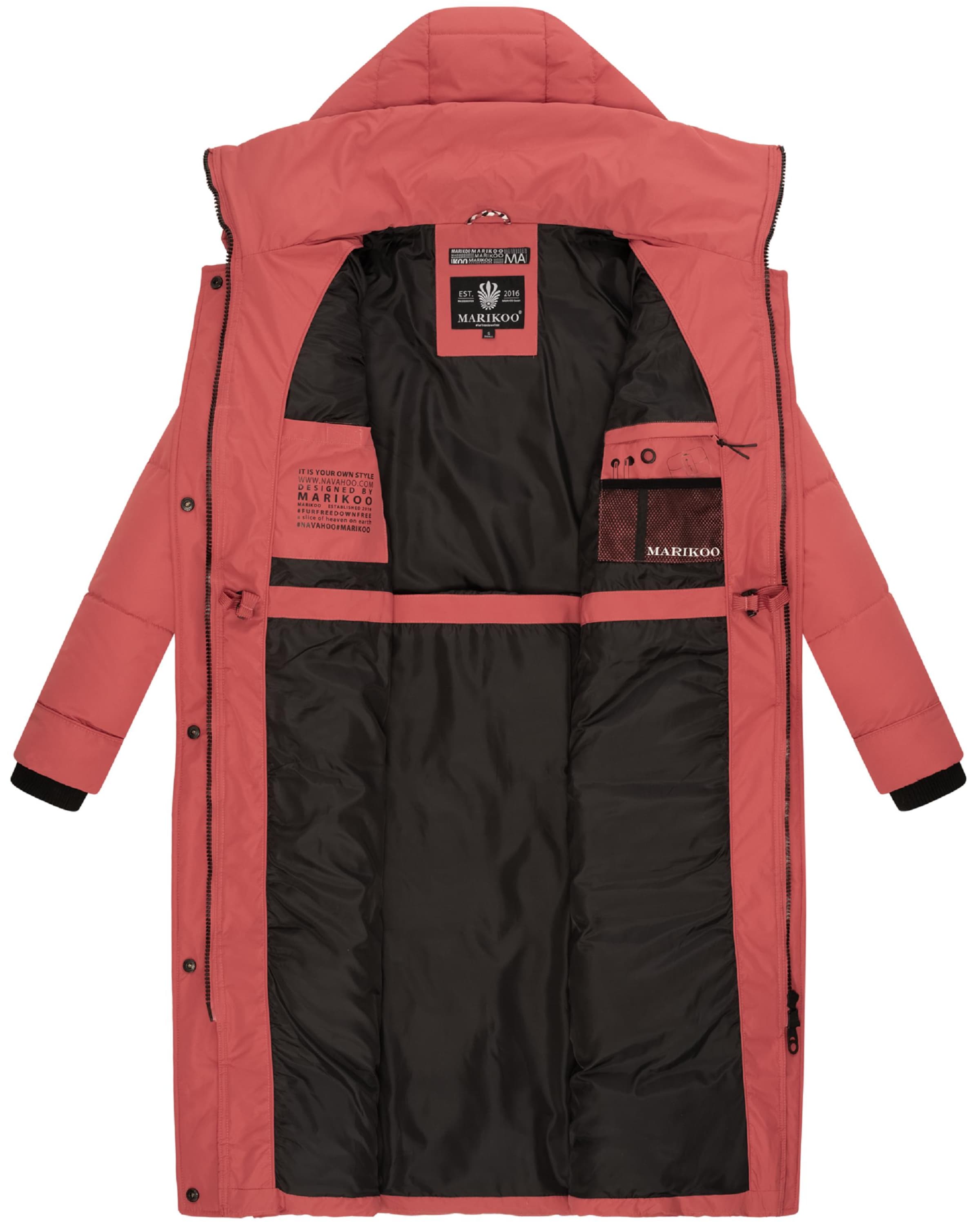 MARIKOO Winter coat 'Ayumii' in Pink