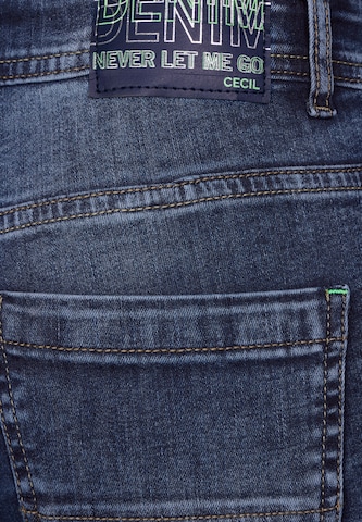 CECIL Slimfit Jeans in Blau