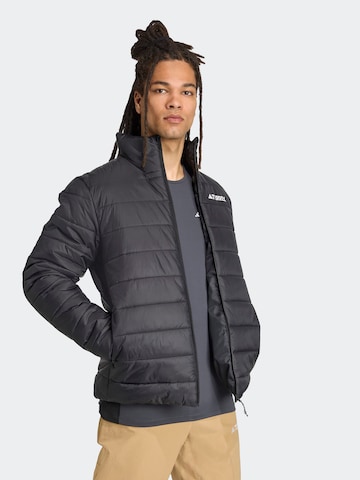 ADIDAS TERREX Outdoorjacke 'Essentials' in Schwarz: Vorderseite