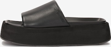 Kazar Studio Mules in Black: front