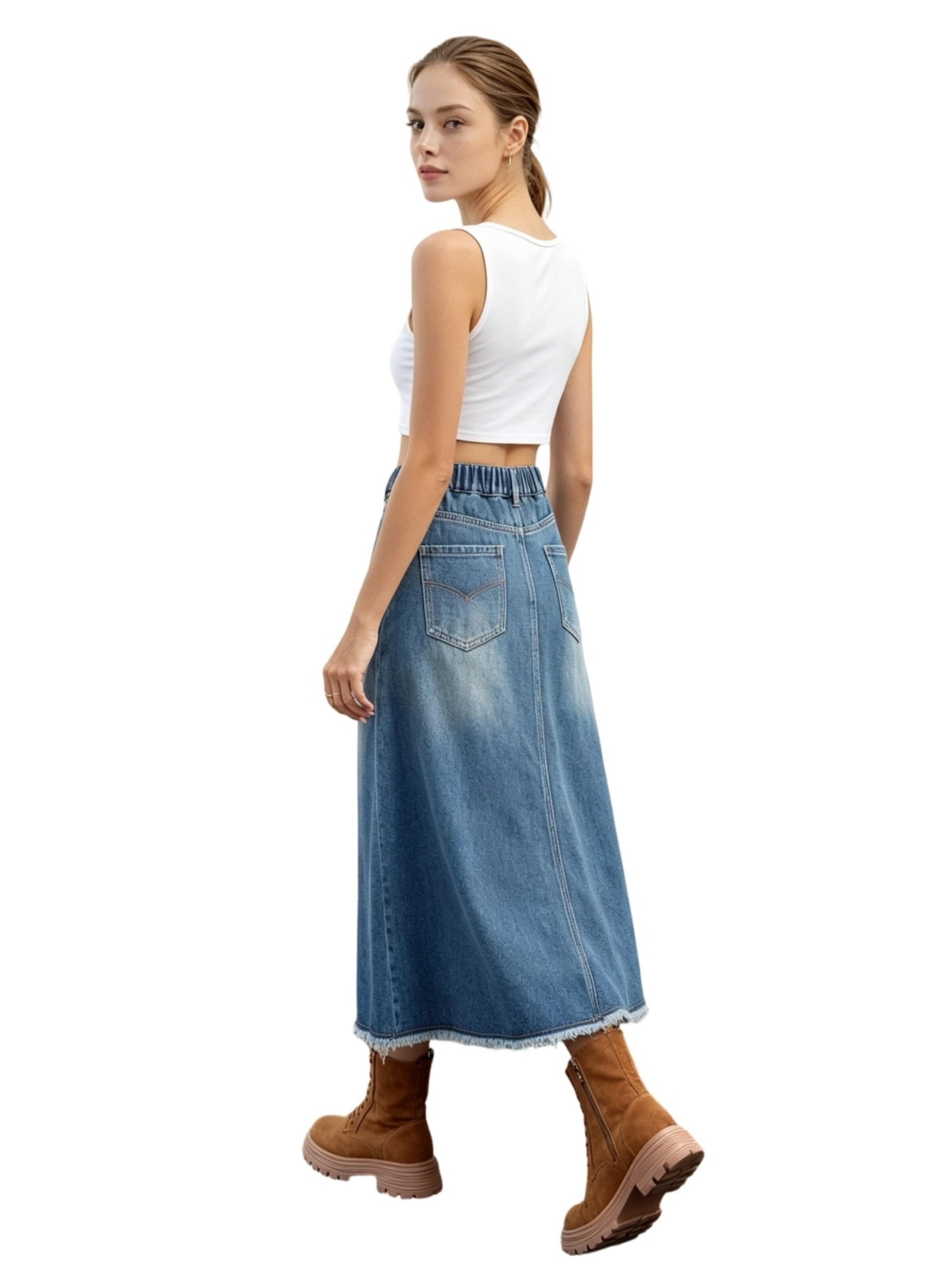 Yesfashion Rock‌ in Blau