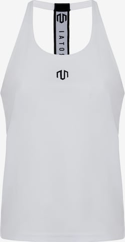 MOROTAI Sporttop 'Stringer' in Wit: voorkant