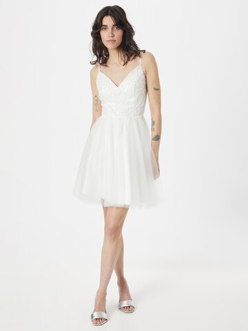 Laona Φόρεμα κοκτέιλ σε λευκό: μπροστά