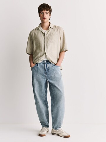 Barrel Jeans con pieghe di Next in blu
