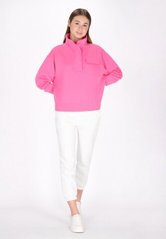 Sweat-shirt 'Comfortable' myMo ATHLSR en rose