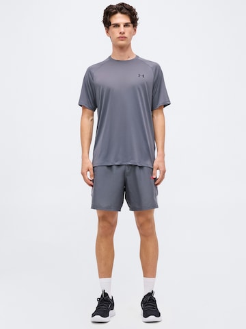 UNDER ARMOUR - Regular Fit Camisa funcionais 'Tech 2.0' em cinzento