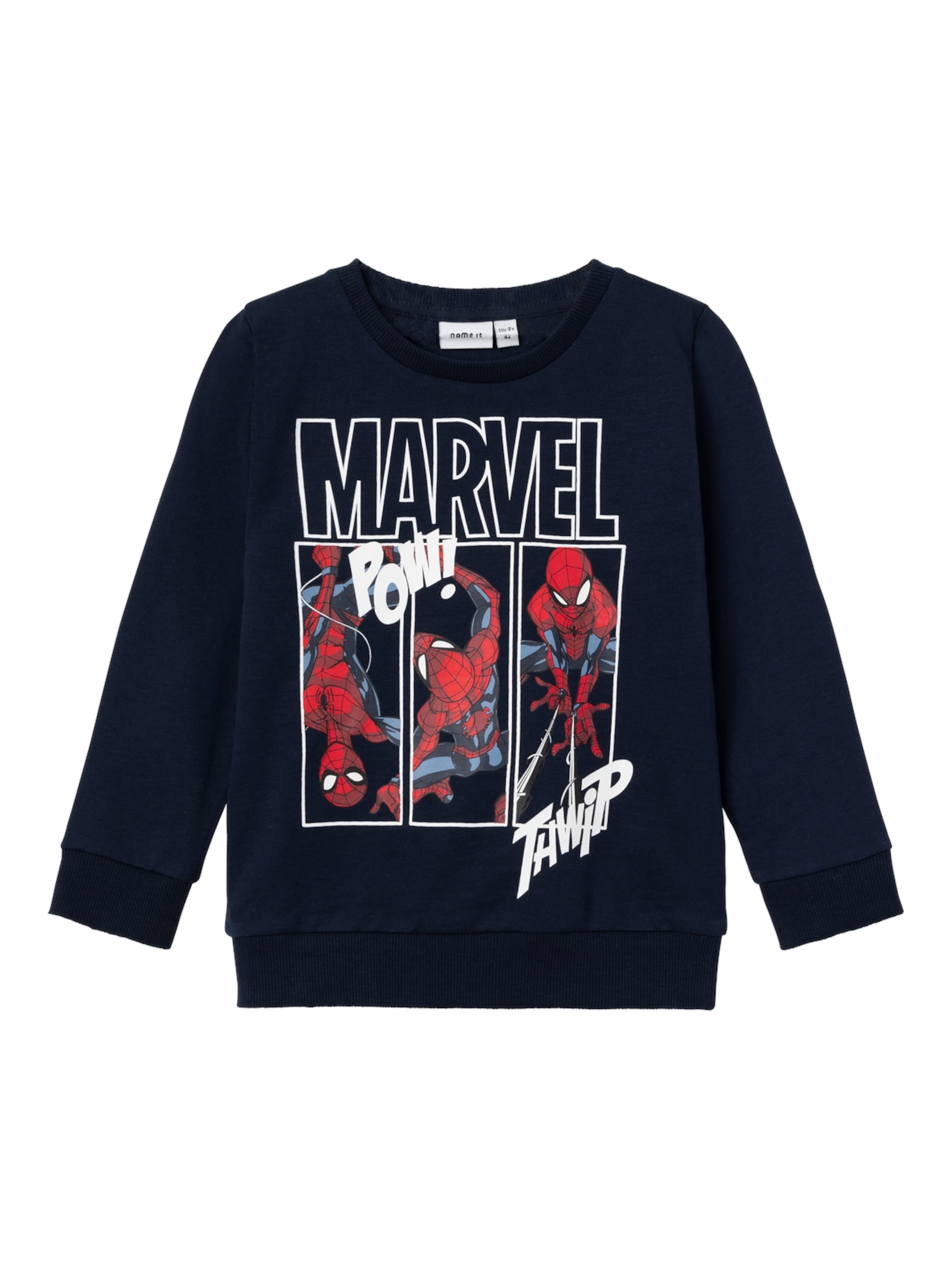 Felpa 'Jessie Spiderman' di NAME IT in blu: frontale