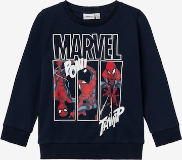 mėlyna NAME IT Megztinis be užsegimo 'Jessie Spiderman': priekis