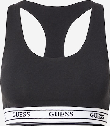 GUESSBustier Sportski grudnjak 'NEW ALINE' - crna boja: prednji dio