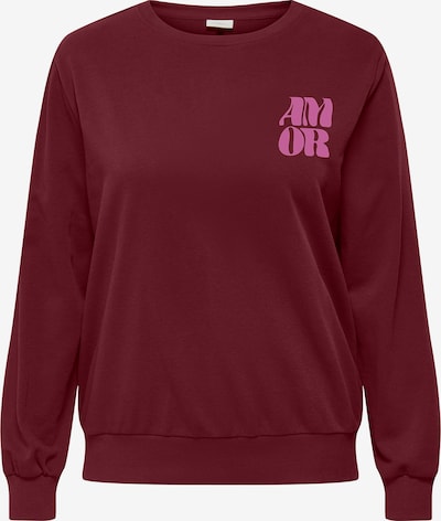 ONLY Carmakoma Sweater majica 'CARNOMI ROCK' veličine XL-XXL u roza / crvena, Pregled proizvoda